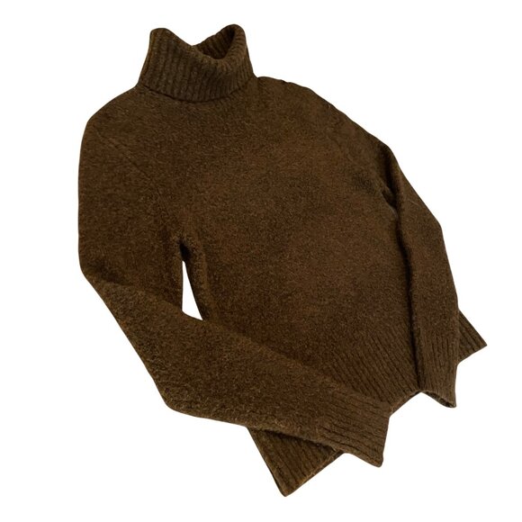 Knit Turtleneck Sweater • Brown • US Small - Picture 7 of 10